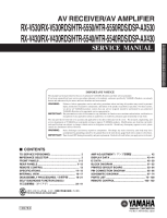 Yamaha HTR-5540 - Service Manual